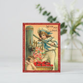 Avec ma carte postale Love Valentine (Debout devant)