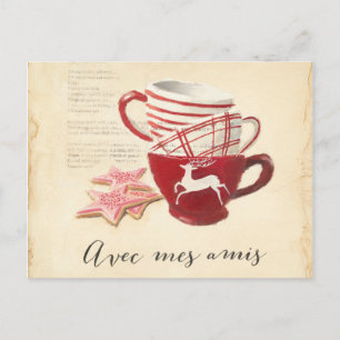 Avec Mes Amis Briefkaart