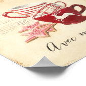 Avec Mes Amis Poster (Hoek)