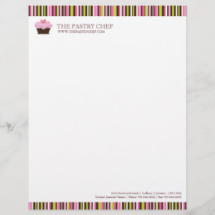 Avec Motif En-tête de lettre de boulangerie