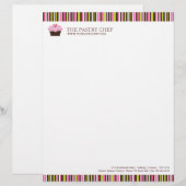 Avec Motif En-tête de lettre de boulangerie (Devant / Derrière)