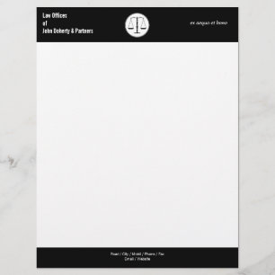 Avec Motif En-tête de lettre de CABINETS JURIDIQUES