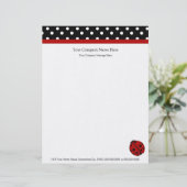 Avec Motif En-tête de lettre de Ladybug Company (Debout devant)