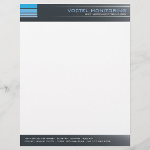 Avec Motif En-tête de lettre d'entreprise moderne