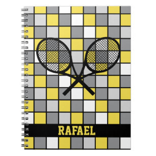 Avec nom vérifié 🎾 carnet de raquettes de tennis