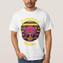 avec nos T-shirts Retro Style Summer Beach !