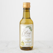 Avec Olive Notre Amour Étiquette de Bouteille de M (Devant)
