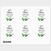 Avec Olive Our Love, Olive Oil Circle Stickers (Feuille)