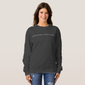 Avec patience Sweatshirt de base des femmes (Devant entier)