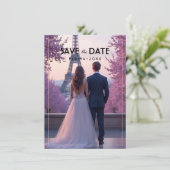 Avec photo Amour Éternel Save the Date (Debout devant)