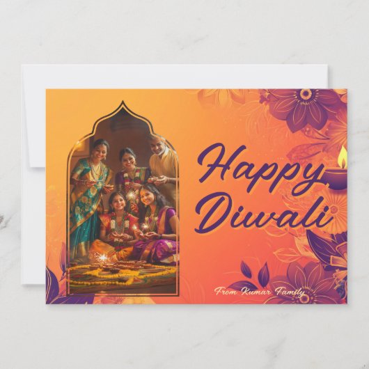 Avec photo et texte personnalisé Carte Spark & Spi (Devant)