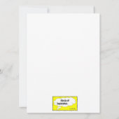 Avec seulement l'obscurité pour la carte de voeux  (Dos)