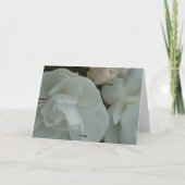 Avec sincères condoléances - Carte de condoléances (Dos)