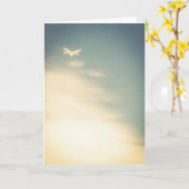 Avec sincères condoléances carte de voeux (Fleur jaune)