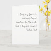 Avec sympathie, carte chrétienne avec des écriture (Fleur jaune)