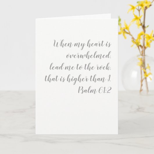 Avec sympathie, carte chrétienne avec des écriture (Fleur jaune)