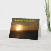 Avec Sympathie La Plus Profonde - Carte Intérieure (Devant)