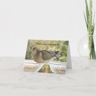 Avec Sympathie profonde - Carte de Sympathie