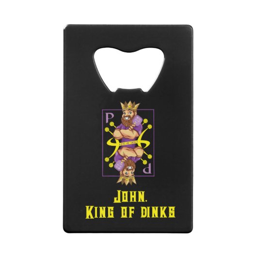 Avec texte 👑 Roi des dinks - pickleball (Dos)