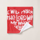 Avec tout mon coeur (Gant de toilette)