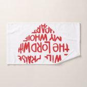 Avec tout mon coeur (Serviette à main)