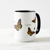 Avec un coeur léger - tasse de papillon de (Devant droit)