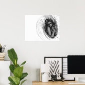 Avec vous maintenant Ange Poster (Bureau à domicile)