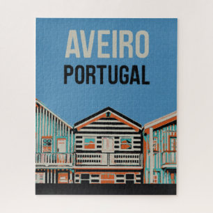 Aveiro gift Portugal, Portugese huizen Legpuzzel