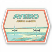 Aveiro lagoon Portugal Sticker (Voorkant)