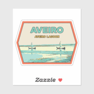 Aveiro lagoon Portugal Sticker