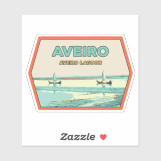 Aveiro lagoon Portugal Sticker
