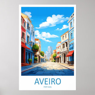 Aveiro Park Vintage Poster Ski Nationaal Reizen