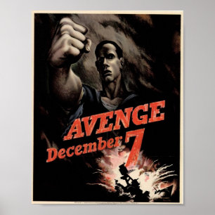 Avenge 7 december  Kantoor Poster