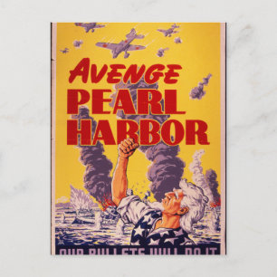 Avenge Pearl Harbour Briefkaart