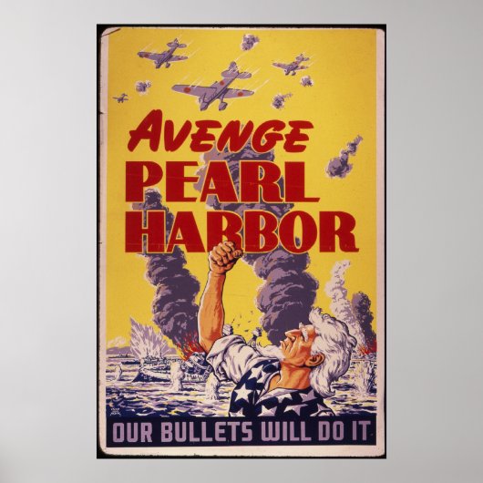 Avenge Pearl Harbour Poster (Voorkant)