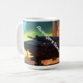 Avenger Ruimteschip Adventure Mok - Neem uw koffie (Voorkant links)