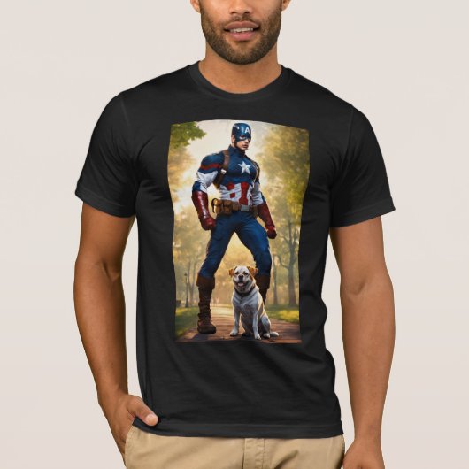 Avengers afbeelding bedrukt T Shirt (Voorkant)