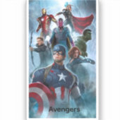Avengers stiker sticker (Voorkant)