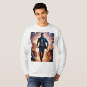 Avengers vs Cyborgs : Epic Battle T-shirt Designs (Devant entier)