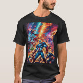 Avengers vs. Cyborgs Industrial Showdown T-Shirt (Devant)
