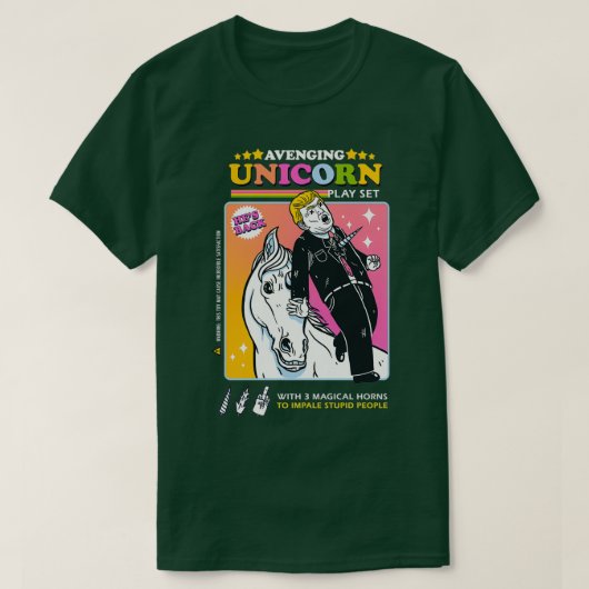 Avenging Unicorn T-shirt (Design voorkant)