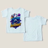 Avenir astronaute Toddler Space Tee (Design Recto & Verso)