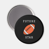 Avenir Football Star Custom Black Magnet (Recto/Verso)