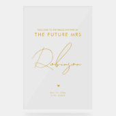 AVENIR MINIMUM MRS Fête des mariées Welcome Gold (Recto)