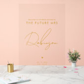 AVENIR MINIMUM MRS Fête des mariées Welcome Gold (Mariage)