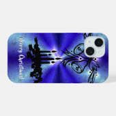 Avent, Artdeco de Noël sur Blue Green Rainbow (Verso Horizontal)