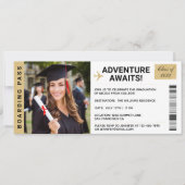 Aventure Attend Billet Invitations de diplôme (Devant)