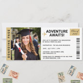 Aventure Attend Billet Invitations de diplôme