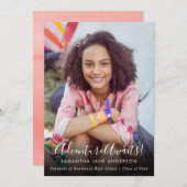 Aventure Attend | Faire-part d'obtention d'une lic (Devant / Derrière)