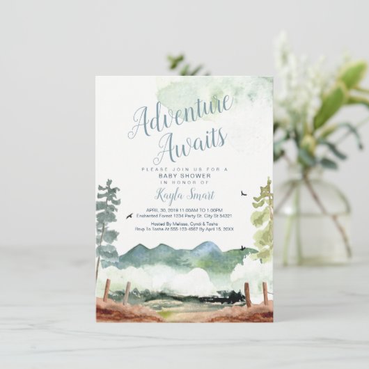 Aventure attend les invitations (Debout devant)